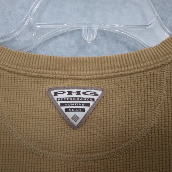 Columbia | PHG Waffle Thermal Shirt Long Sleeve Cotton Blend Hunting | Size M - Picture 4 of 7
